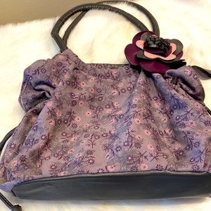 Cute floral short strap purse